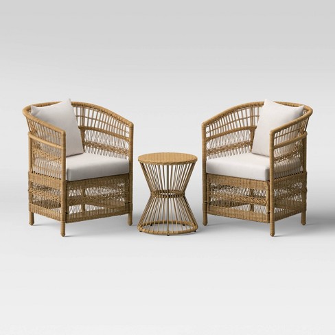 Three piece patio online furniture set