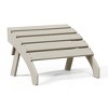 WestinTrends Dylan Outdoor Patio HDPE Adirondack Ottoman Footrest - 4 of 4