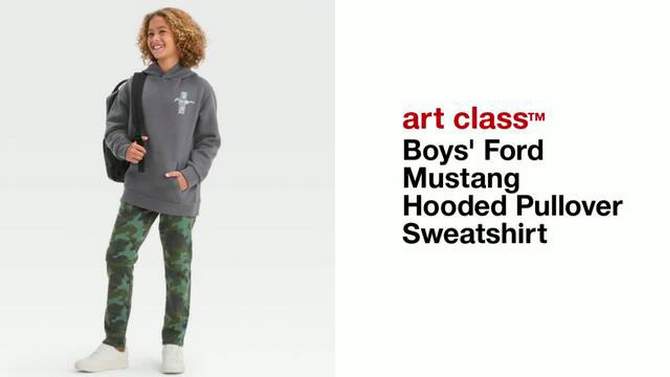 Boys' Ford Mustang Hooded Pullover Sweatshirt - art class™, 2 of 5, play video