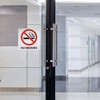 Juvale 4-Pack 5.5 x 5.5 Inch No Smoking Signs for Business - Self-Adhesive Metal Stickers for Homes, Vehicles and Outdoors - 2 of 4