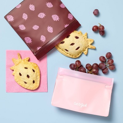 2pk Peva Reusable Snack Bags - Cat & Jack™ Strawberry