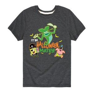 Boys' - SpongeBob SquarePants - It Be Halloween Matey Short Sleeve Graphic T-Shirt - 1 of 4