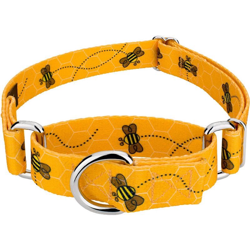 Country Brook Design Busy Bee Martingale Dog Collar, 1 of 9