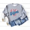 Simply Sage Market Women's Graphic Sweatshirt Baseball Mom Heart - 3 of 4