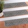 SussexHome Carpet Stair Treads for Wooden Steps - Indoor Staircase Step Treads with Thick Carpet & Pattern Design - 3 of 4