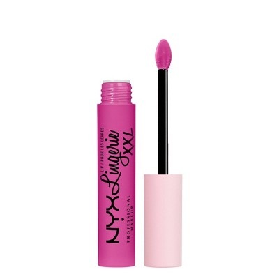 NYX Professional Makeup Lip Lingerie XXL Smooth Matte Liquid Lipstick - 16hr Longwear - 20 Knockout - 0.13 fl oz