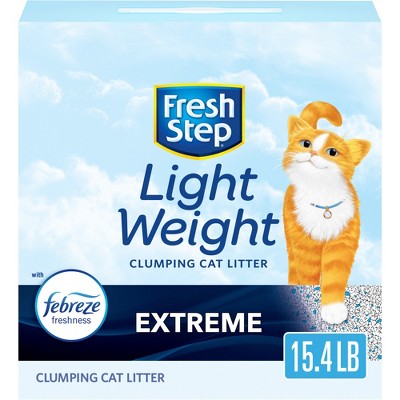 Fresh Step Lightweight Extreme Scented Litter with the Power of Febreze Clumping Cat Litter- 15.4lb_9