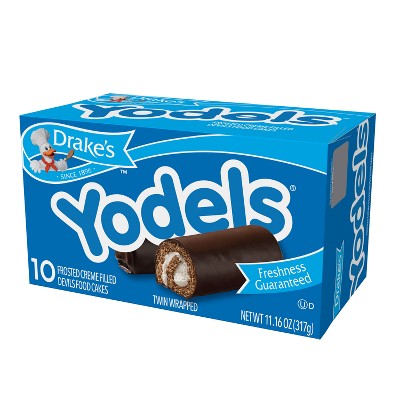 Drake Yodels Frosted Creme Filled Devil's Food Cakes - 11oz/10ct