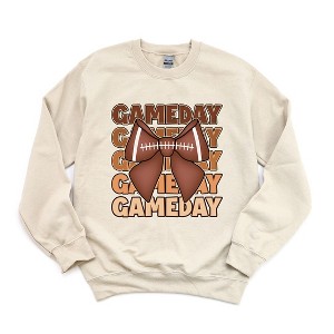 Simply Sage Market Women's Graphic Sweatshirt Coquette Football Game Day - 1 of 4