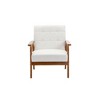 NicBex Accent Chair Set of 2 with Side Table Mid Century Modern Lounge Chair Comfy Chair Arm Chair for Living Room - 4 of 4