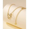 Molenia Dainty Heart Necklace for Women: 14k Gold Plated 925 Sterling Silver Everyday Charm Cute Choker Jewelry Romantic Anniversary Gifts for Her - 3 of 4