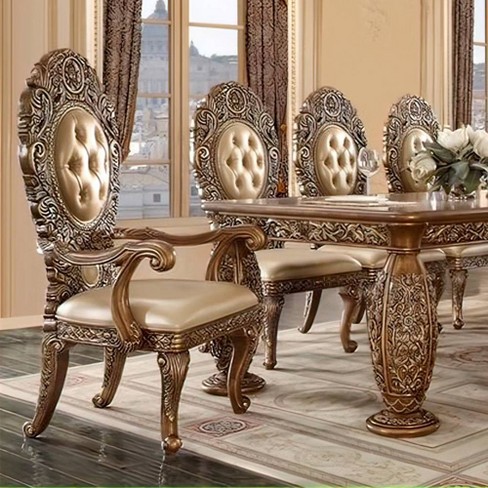 Gold dining room chair new arrivals