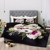 Iveta Abolina Antoinette Floral Comforter Set Black/Pink - Deny Designs - image 2 of 4