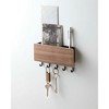 Yamazaki Home - Magnetic Key Rack - Steel + Wood - 3 of 4
