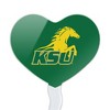 Kentucky State University Primary Logo Heart Love Cupcake Picks Toppers Decoration Set of 6 - 2 of 4