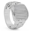 Pompeii3 1/4Ct Pave Diamond Men's Wide Ring Lab Created in White, Yellow, or Rose Gold - 2 of 4