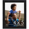 PosterPalooza | Photo Size Modernist Black Picture Frame - UV Acrylic, Foam Board Backing, Hanging Hardware - 2 of 4