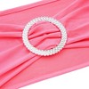 Juvale 50 Pack Pink Chair Sashes for Wedding Reception, Baby Shower, Birthday Party, Fits 13.5- to 16.5-Inch Chair Backs - 4 of 4
