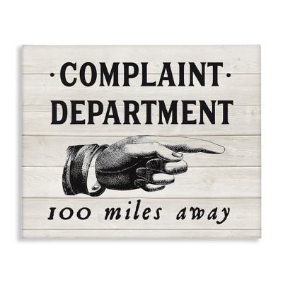 Stupell Industries Complaint Department 100 Miles Away, 30" x 24"