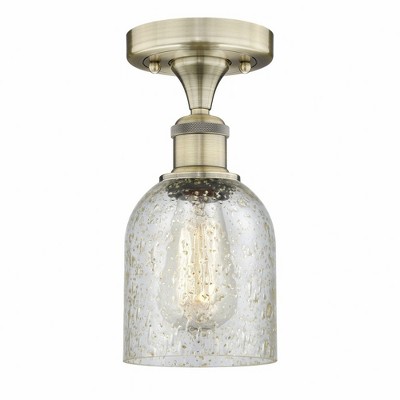 Caledonia - 1 Light Semi-Flush Mount In Industrial Style-9.75 Inches Tall and 5 Inches Wide