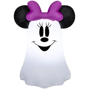 Gemmy Airblown Inflatable Stylized Minnie Ghost Disney, 3.5 ft Tall, Multicolored - 1 of 4