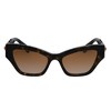 Swarovski SK 6021 10023B Womens Irregular Sunglasses Havana 53mm - 2 of 4