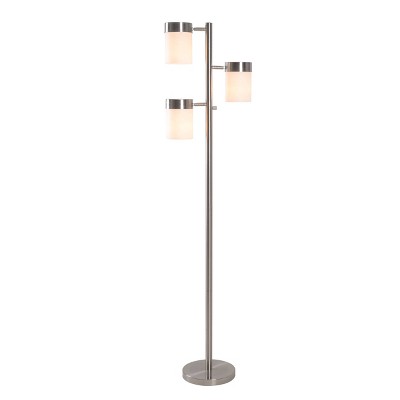 3-way Floor Lamp Stainless Steel - Kenroy Home