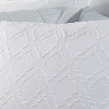 Ogee Solid  Duvet Set White - Microsculpt - image 4 of 4