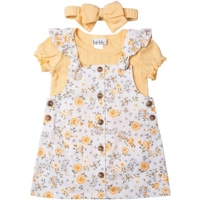 Nicole Miller Baby Girls 3-Piece Jumper Set