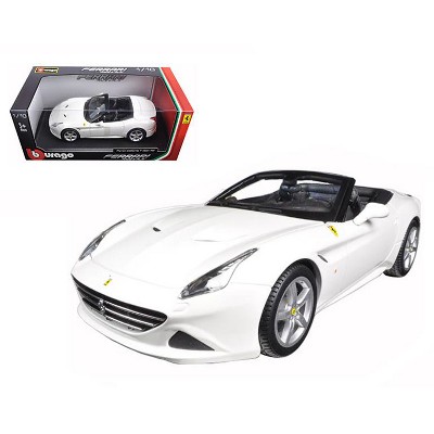 Ferrari California T (open top) White 1/18 Diecast Model Car by Bburago