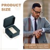 Unique Bargains PU Leather Soft Portable Travel 1 Slot Watch Storage Box - 2 of 4