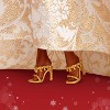Barbie Signature 2025 Holiday Barbie Fashion Doll, Seasonal Collector, Black Hair with Silver & Gold Gown - 4 of 4