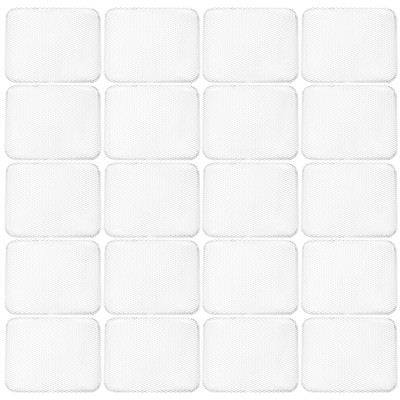 Unique Bargains Galvanized Iron Electroplated Polished Barbecue Mesh Mat