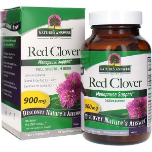 Nature's Answer Red Clover Tops Vegetarian Capsules 900mg, 90 Ct - 1 of 4