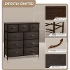 Sorbus Dresser with 9 Drawers - Furniture Storage Chest Tower Unit for Bedroom, Closet, etc - Steel Frame, Wood Top, Fabric Bins - 4 of 4