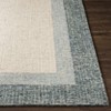 Hauteloom Padada Green Bordered Cream Wool Rug - 4 of 4