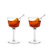 Viski Raye Angled Stemmed Stemmed Glasses Set of 2 - 4 of 4