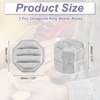 Unique Bargains Vintage Velvet Octagonal 3 Slots Jewelry Storage Boxes 2 Pcs - 2 of 4