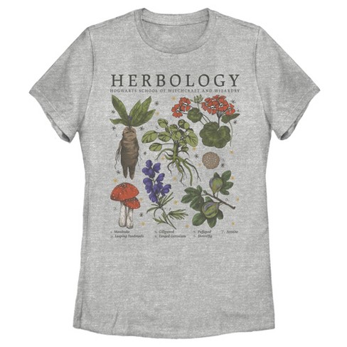 Halve cirkel tyfoon Gelijkwaardig Women's Harry Potter Hogwarts Herbology T-shirt : Target