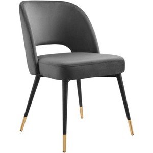 Modway Rouse Performance Velvet Dining Side Chair - 1 of 2