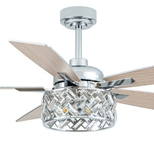 Bella Depot 52"  Crystal Ceiling Fan - 1 of 4