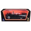 1957 Chevrolet Bel Air Convertible Black 1/18 Diecast Model Car by Road Signature - 3 of 4