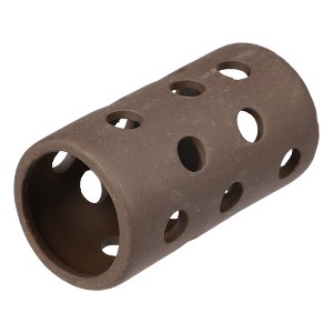 Unique Bargains Resin Aquarium Fish Tank Decoration Hideaway Rock Cave Brown 2.87x1.54 Inches - 1 of 4