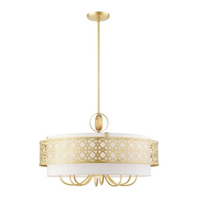 Livex Lighting Calinda 9 - Light Pendant in  Soft Gold
