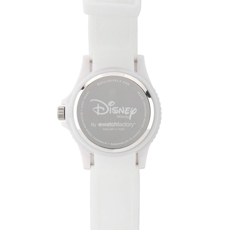 Women's Disney Princess Ariel White Plastic Watch - White, 3 of 5