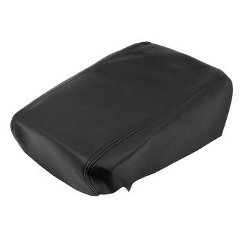 Car Armrest Pad Left Elbow Support General Leather Booster Pad Central  Armrest Box Adjustable Armrest (black Red Line)