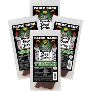 Buffalo Bills Teriyaki 5oz Faire Sack Beef Jerky (4 packs teriyaki beef jerky) - 1 of 4