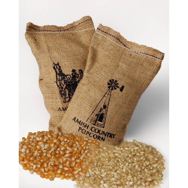 Whirley-Pop Original Stovetop Popcorn Popper with Ceramic Serving Bowl and Amish County Burlap Bag Popcorn, 5 of 6