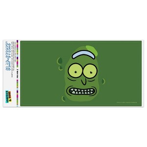 Rick And Morty Pickle Rick Face Automotive Bumper Sticker - 1 of 4