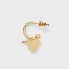 SUGARFIX by BaubleBar Arts & Crafts Stud Earring Set 3pc - Gold - 3 of 3